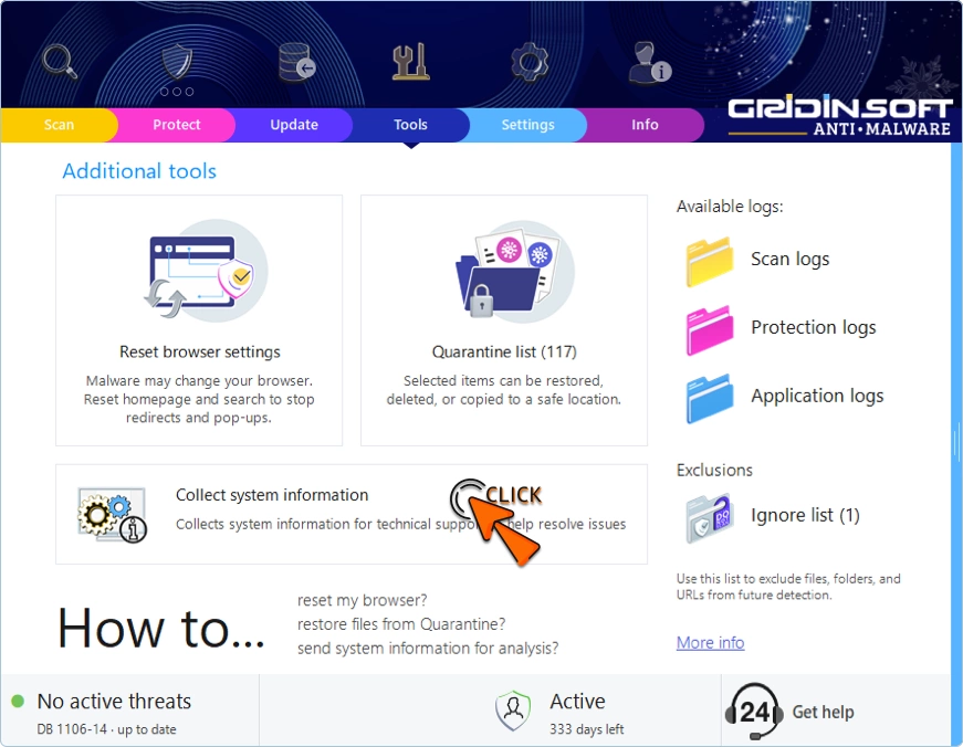 Tools - Collect system information
