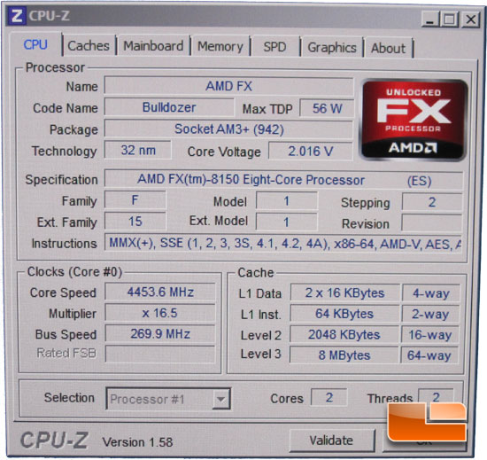 FX CPU overclocked