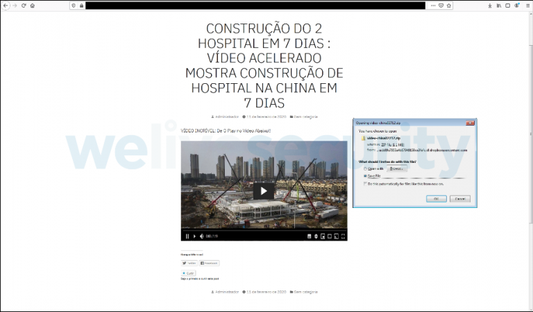 Grandoreiro spreads through fake videos