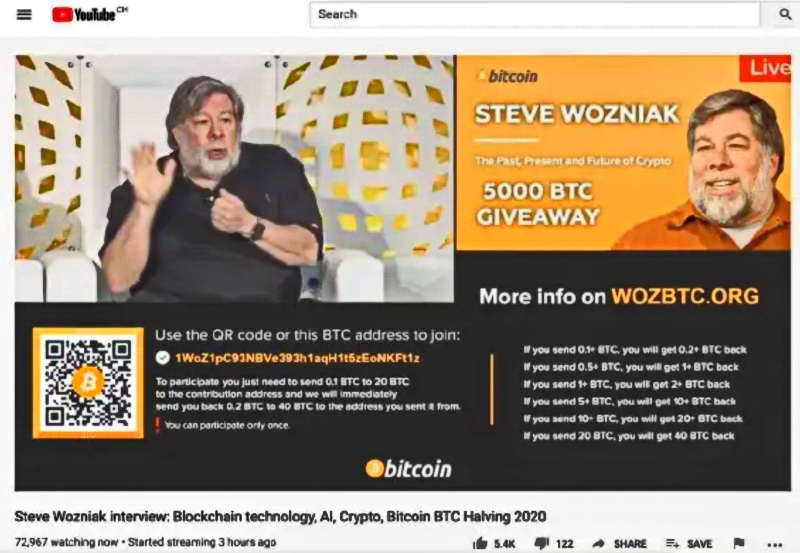 Steve Wozniak sues YouTube
