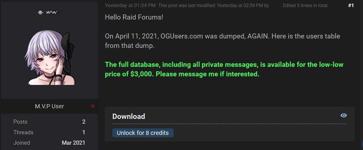 Hacked OGUsers Forum