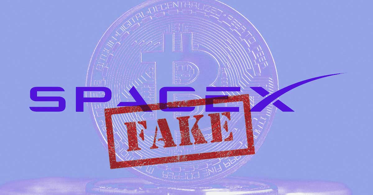 SpaceX Bitcoin Fake