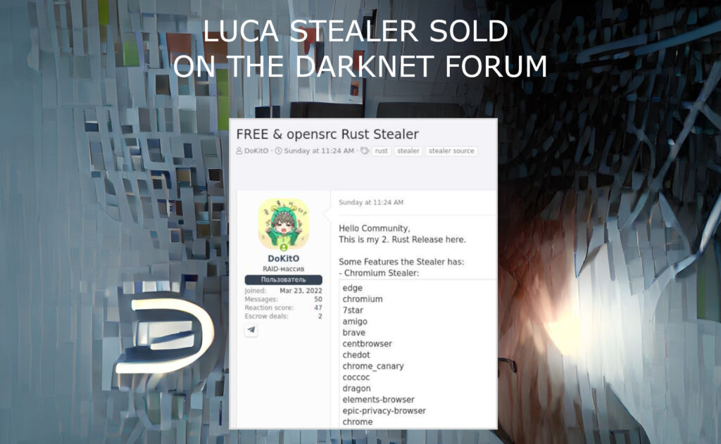 Luca Stealer Source Code Published In The Darknet