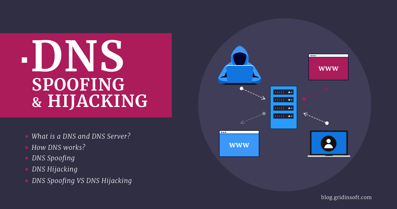 dns spoofing vs dns hijacking
