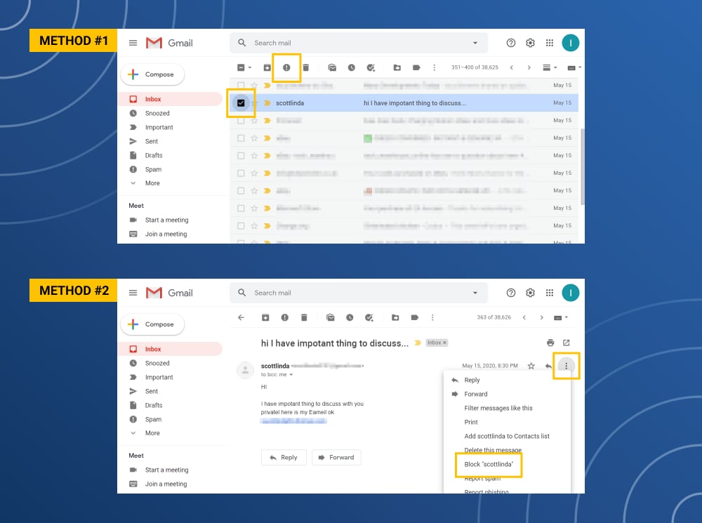 How to Get Rid of Spam Emails in Gmail, Yahoo & Outlook