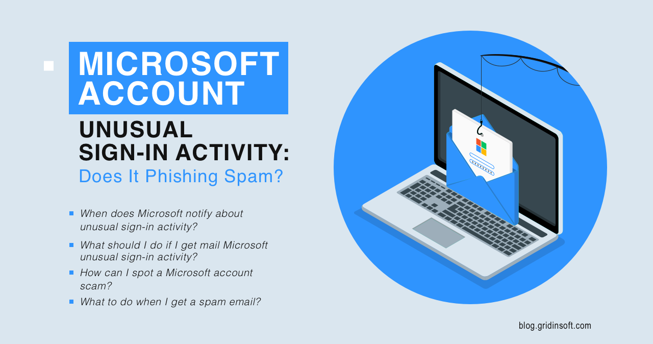 Microsoft Account Unusual Sign-in Activity: Does It Phishing Spam?