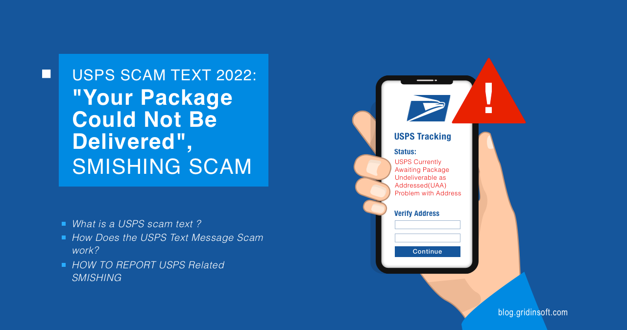 USPS Scam Text 2022: “Your Package Could Not Be Delivered”, Smishing Scam