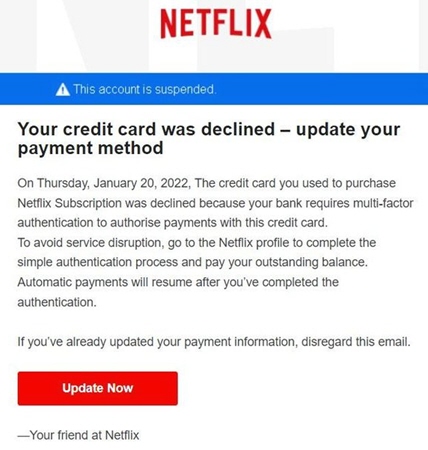 Netflix Scam Email: Top Netflix Scams 2022 (Phishing Texts, Emails)