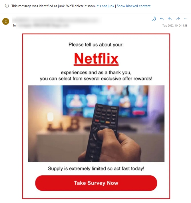 Netflix Scam Email Top Netflix Scams 2022 Phishing Texts Emails Gridinsoft Blogs