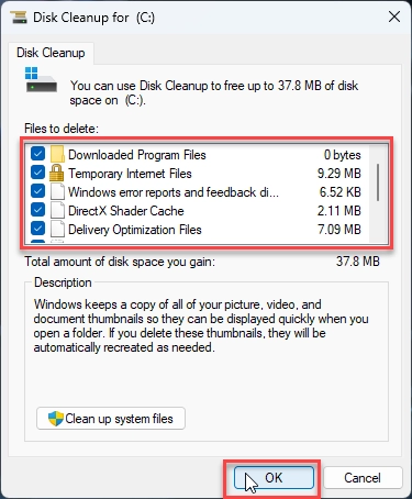 Clean garbage files if computer keep freezing