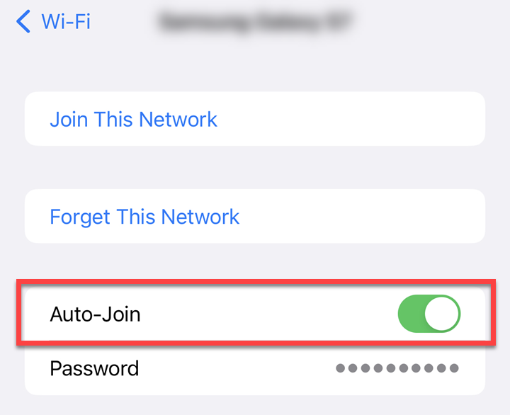 Auto-join access point switch