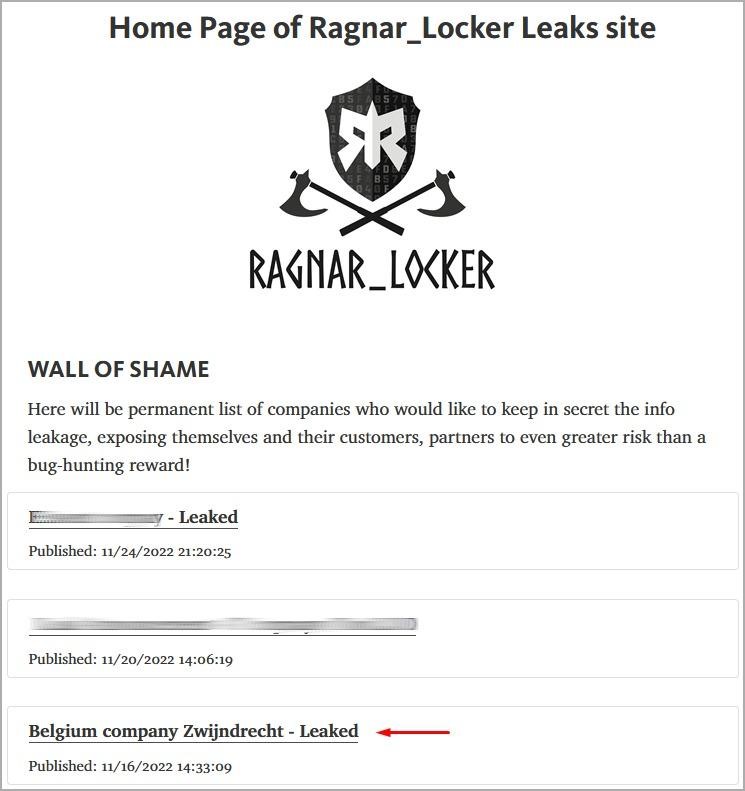 Ragnar Locker ransomware