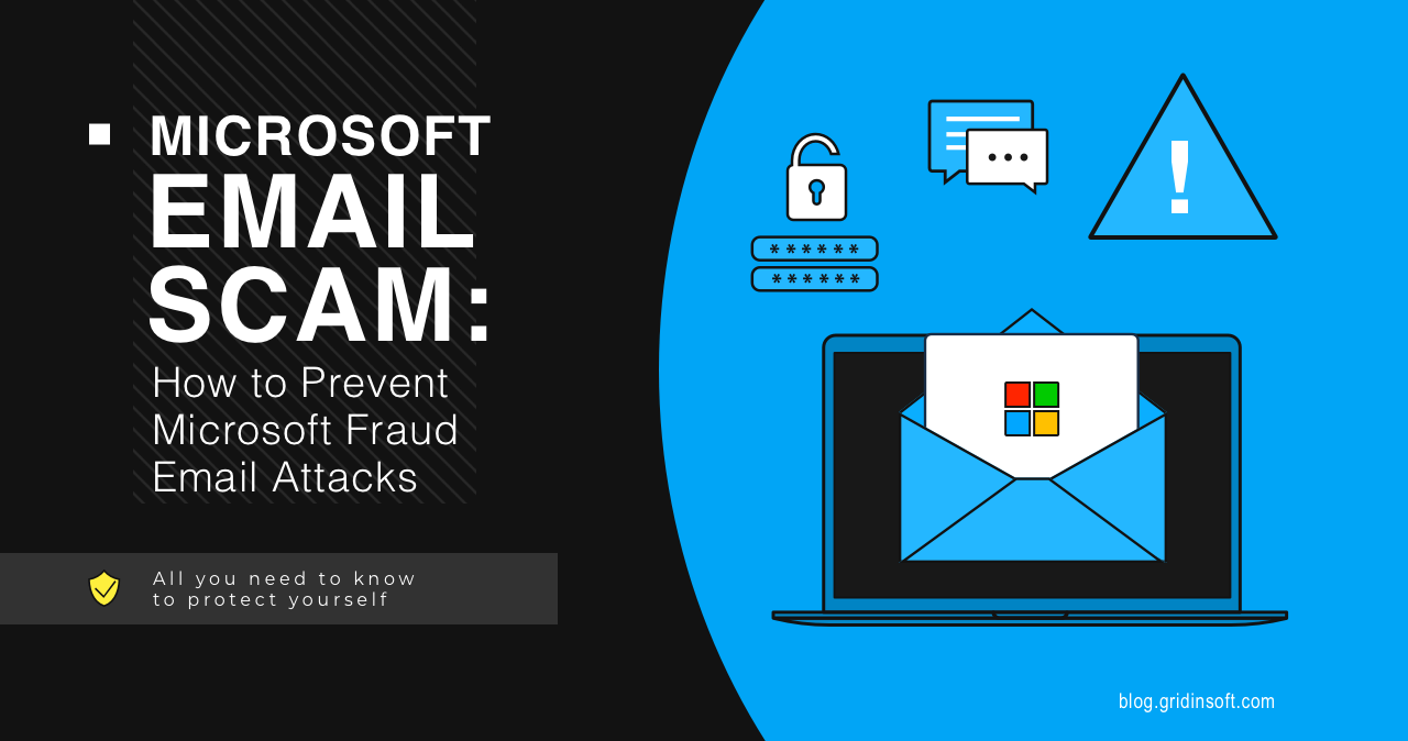 Microsoft Email Scam Banner