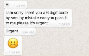 WhatsApp pretexting scam