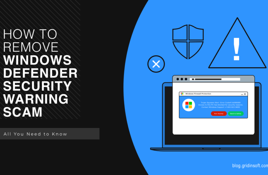 How to Remove Windows Defender Security Warning Scam