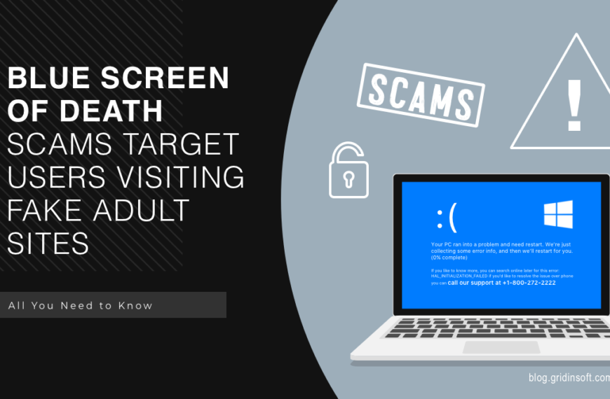 Fake BSOD Scams Target Users Visiting Fake Adult Sites
