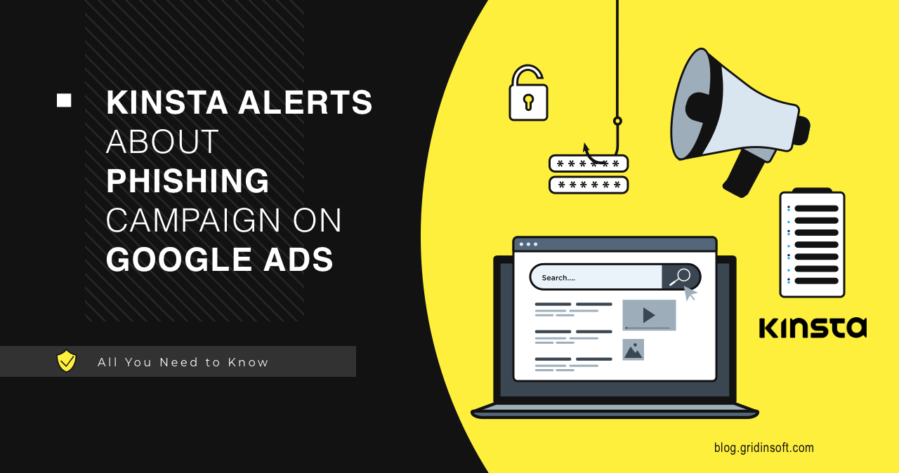 Kinsta is warning customers about Google ads