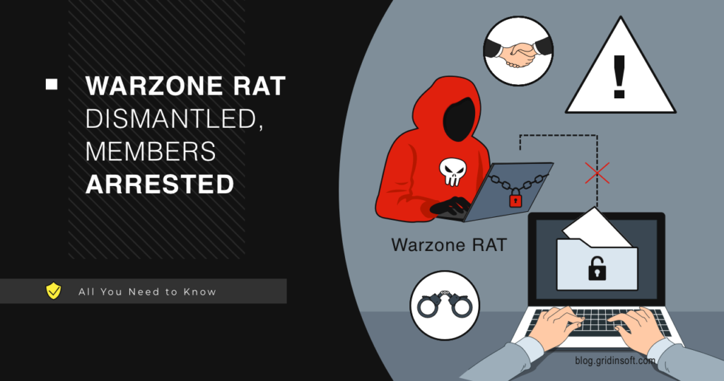 Warzone RAT Dismantled, Members Arrested