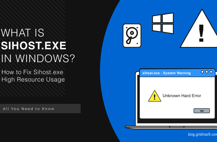Sihost.exe – What is It? Troubleshooting in Windows 10/11