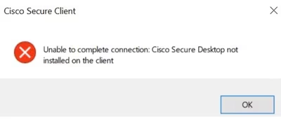 Cisco error