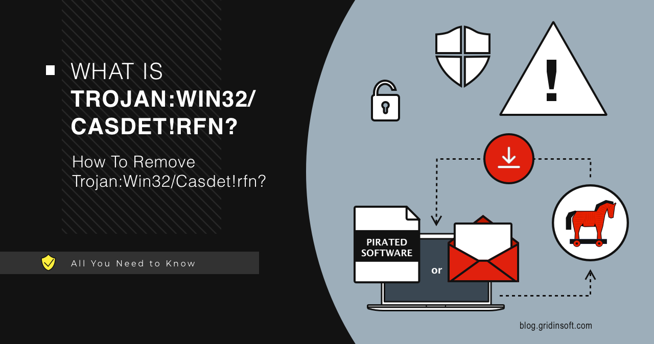 What is Trojan:Win32/Casdet!rfn detection?