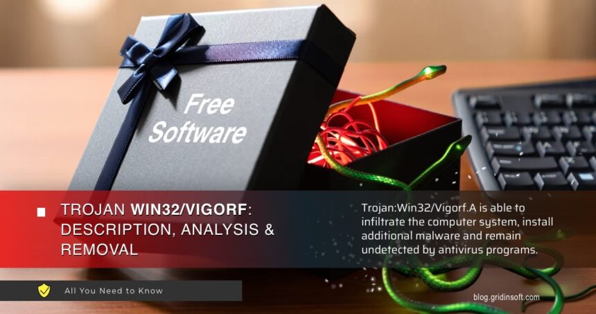 Trojan:Win32/Vigorf.A is a severe threat