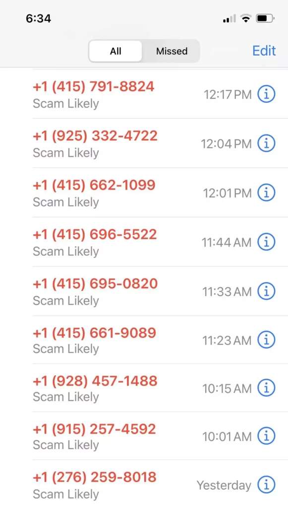 Scam Likely Calls