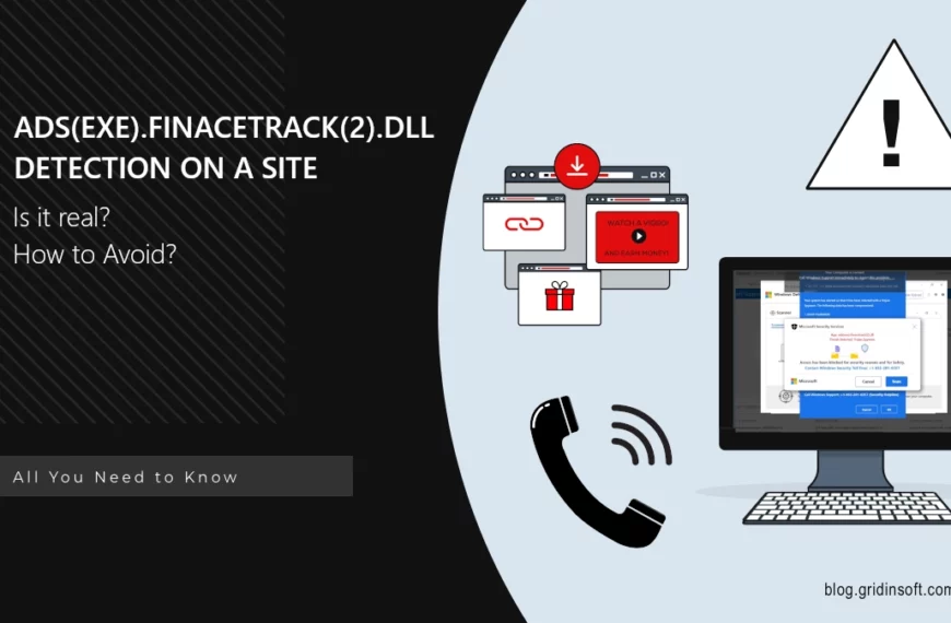 Ads(exe).Finacetrack(2).dll Scam Site