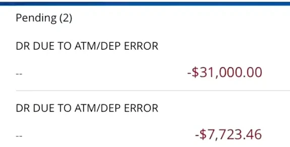 Chase Bank Glitch consequences 