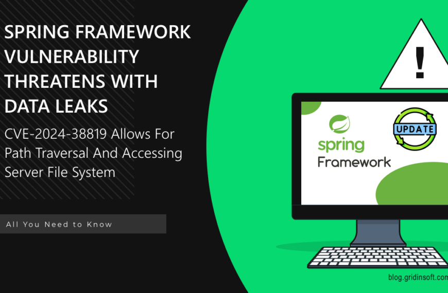 Spring Framework has released an update that fixes the CVE-2024-38819 vulnerability