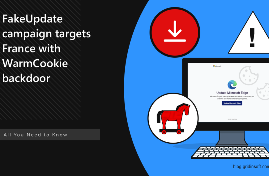 FakeUpdate Threatens Users from France With WarmCookie Backdoor