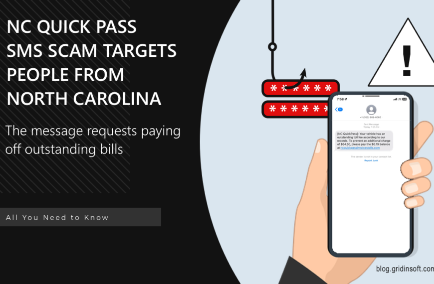 NC Quick Pass Toll SMS Scam: Fake Toll Road Payment Messages