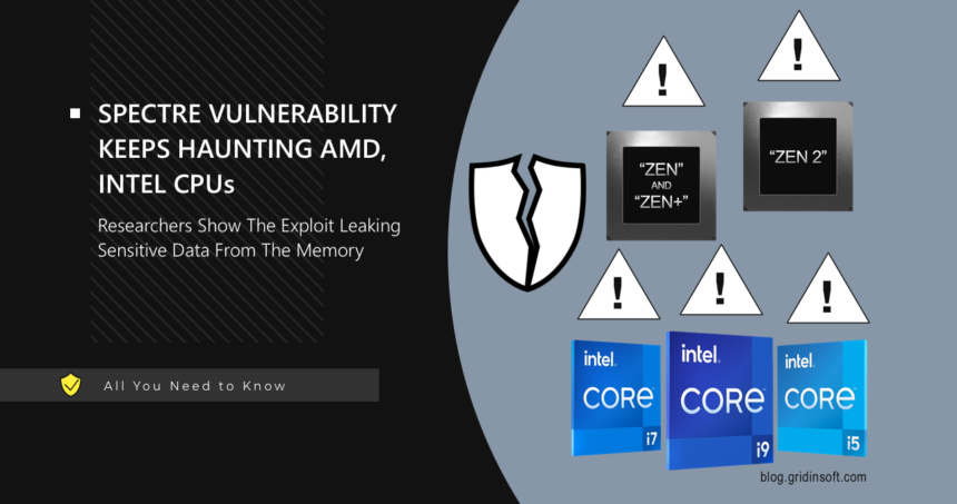 Spectre Flaw Still Haunts Intel and AMD Chips, Putting Security at Risk