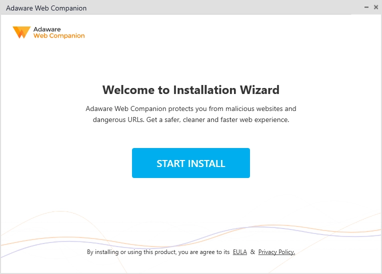 Adaware Web Companion installer screenshot