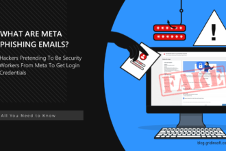 What is email phishing scams from Meta Security?