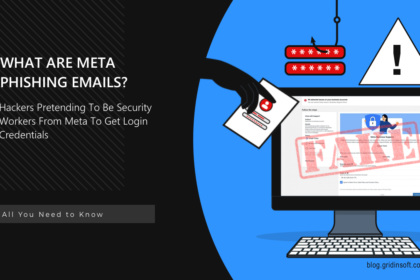 What is email phishing scams from Meta Security?