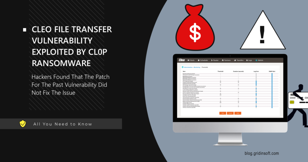 Cleo File Transfer Vulnerabilities Exploited by Cl0p Ransomware