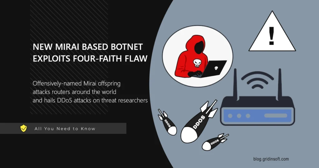 New Mirai Based Botnet Exploits Four-Faith Vulnerability