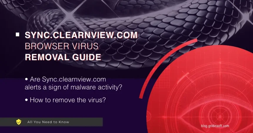 What are sync.clearnview.com alerts? How do I stop them?