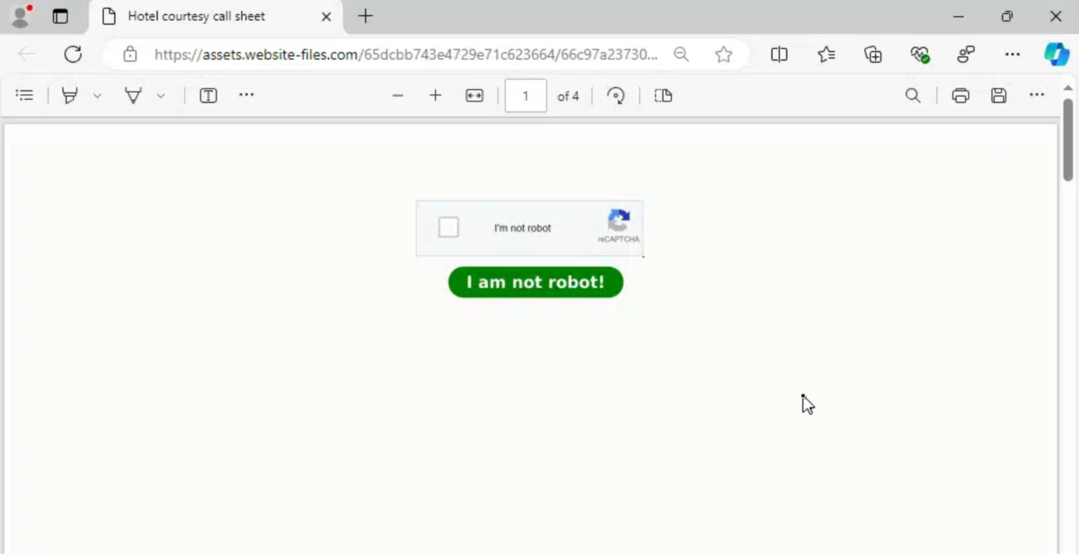 Fake CAPTCHA Abuses PDF and SEO Poisoning, Beware