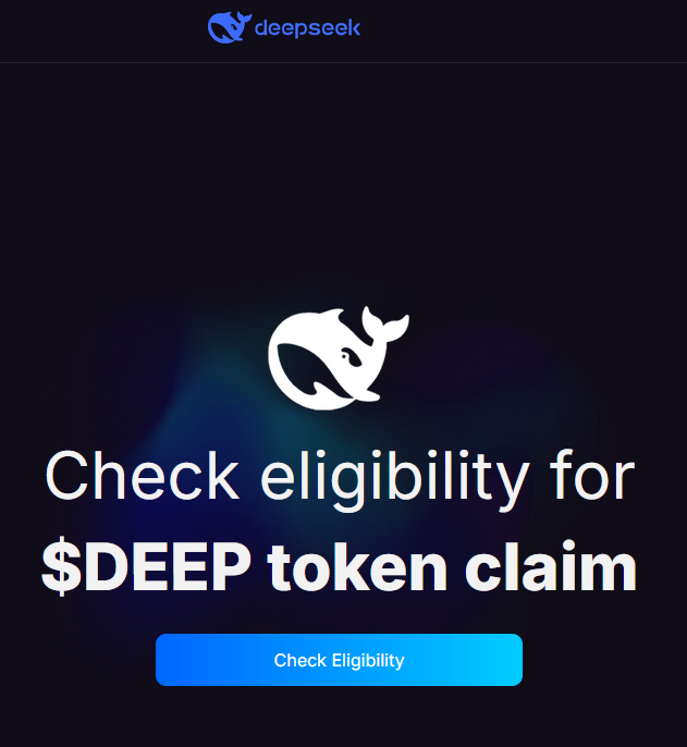 DeepSeek cryptocurrency scam