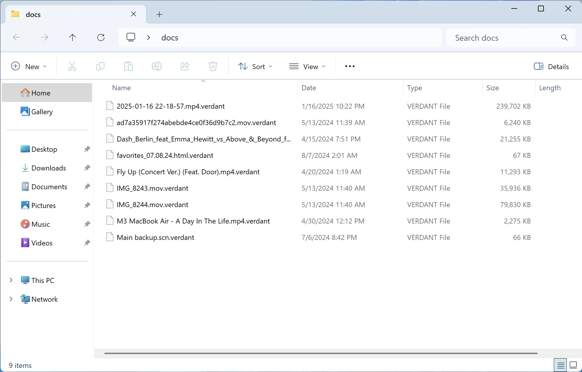VerdaCrypt Ransomware 2 VerdaCrypt ransomware locked files