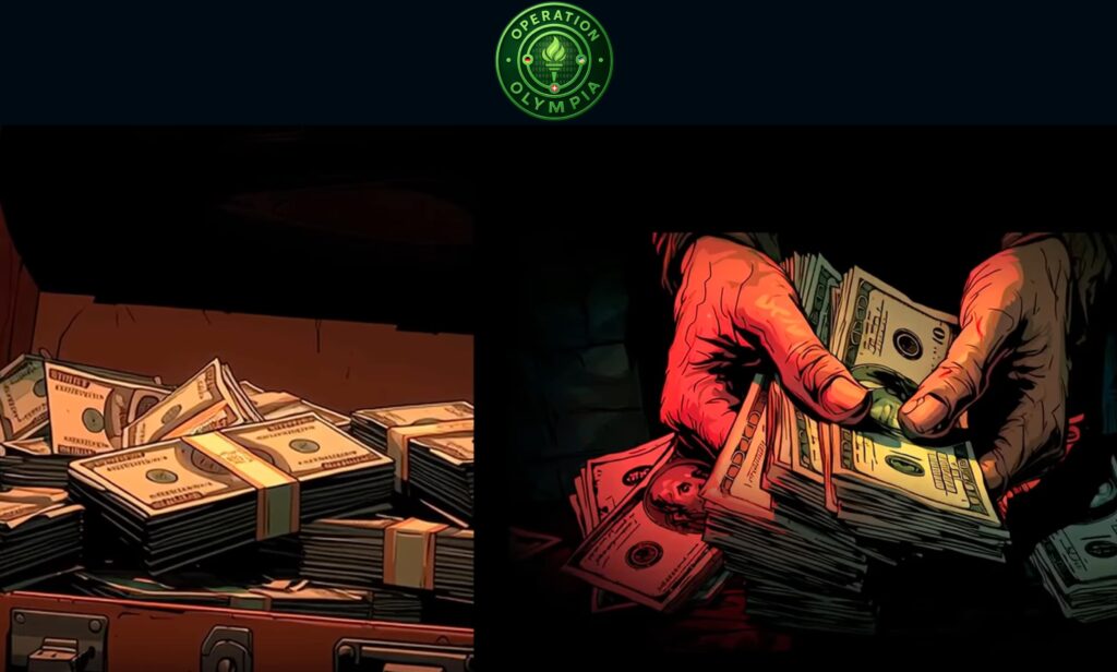 Cryptomixer's €1.3 Billion Laundromat Just Got Washed Out (With Cinematic Flair) 2 Operation Olympia received a stylish technoir-style video accompaniment.