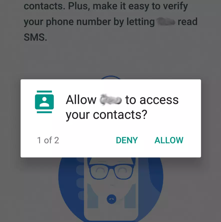Are you sure that this app needs the requested access to your contacts?