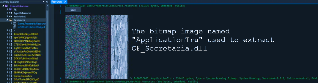 CF secretaria dll PE bitmap image