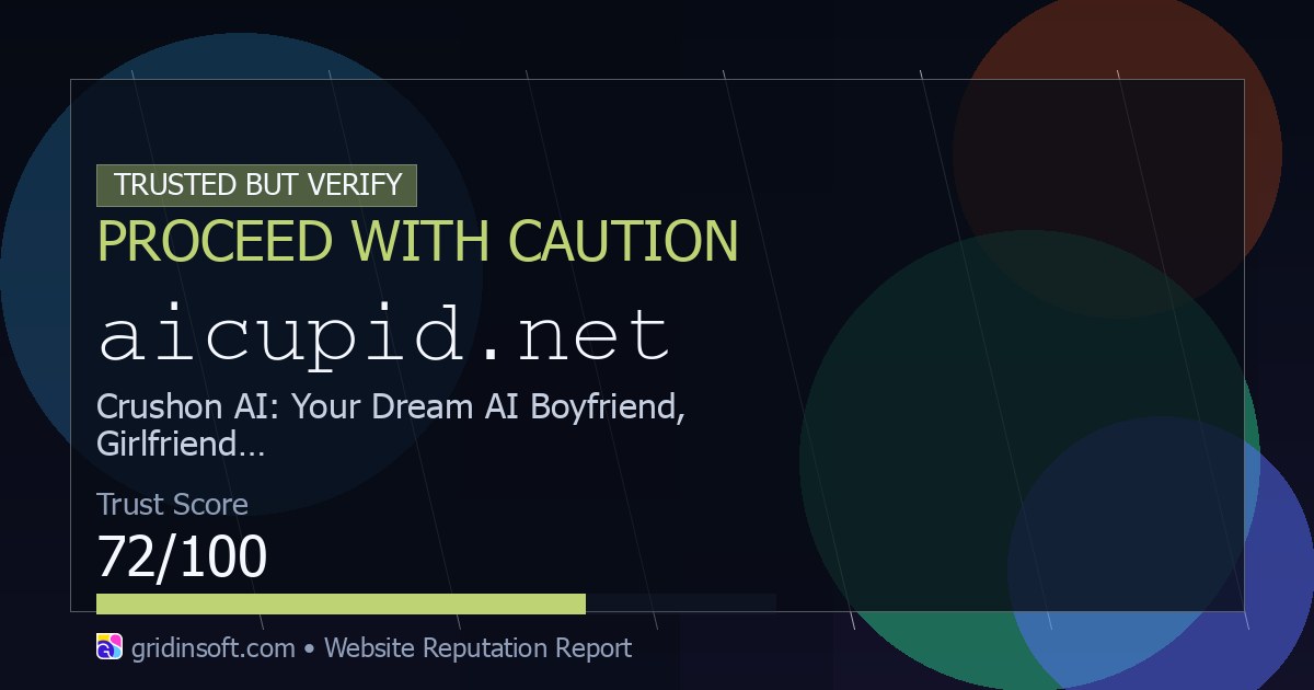 Aicupid.net Review: Is It Safe? (72/100 Trust Score)