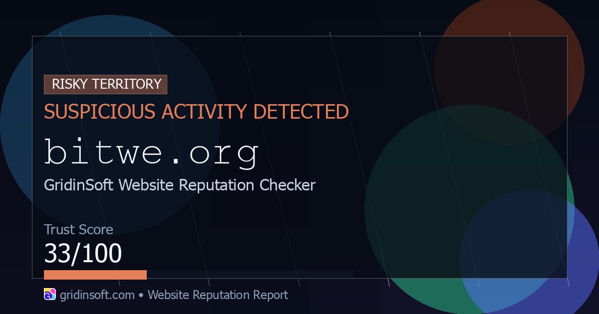 Bitwit Webite Bitwe.org Review: Suspicious Website and Young Domain