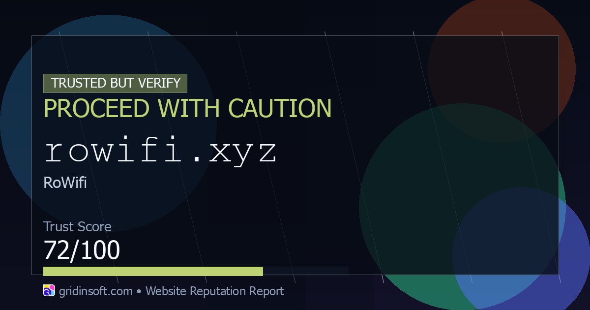 Rowifi Rowifi.xyz Review: Safe or Legit? (72/100 Trust Score)
