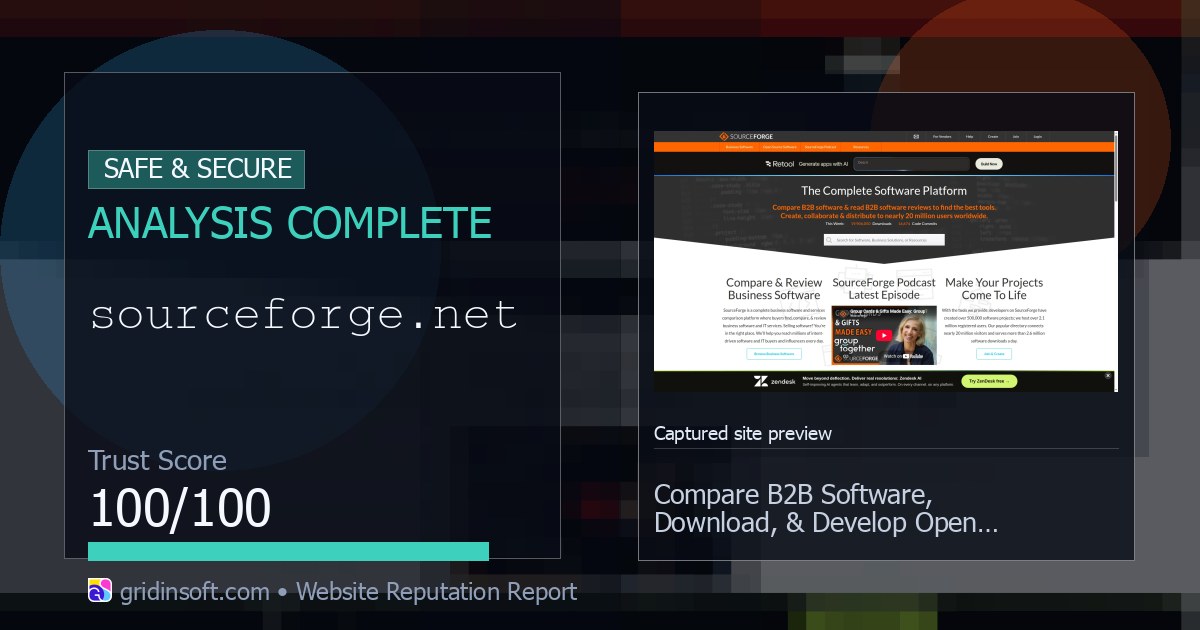 Sourceforge.net Review: Is It Safe? (79/100 Trust Score)