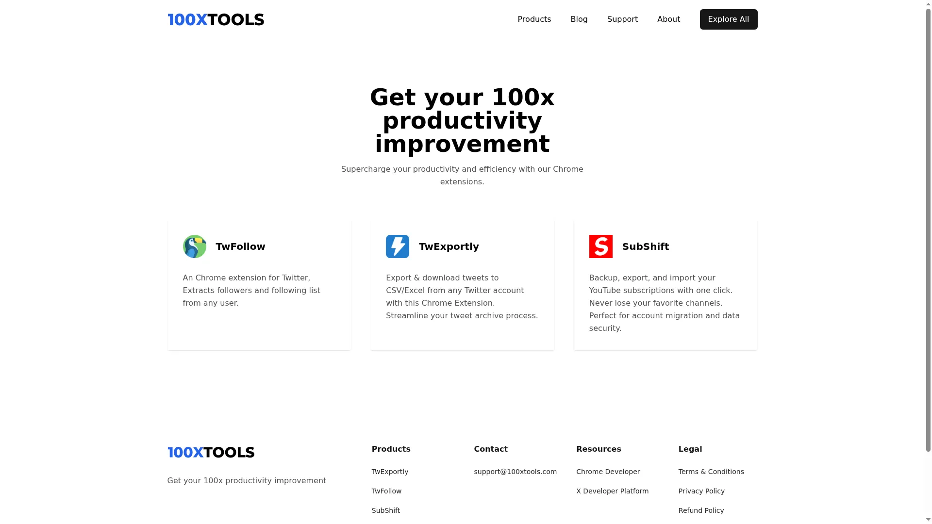 100xtools.com